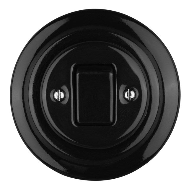 Flush-mounted Porcelain Rocker Switch, Crossing