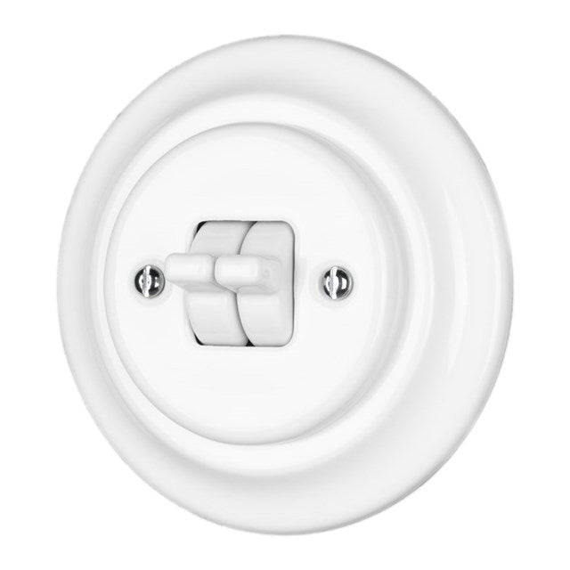 2 Gang New Model Flush-mounted Toggle Switch