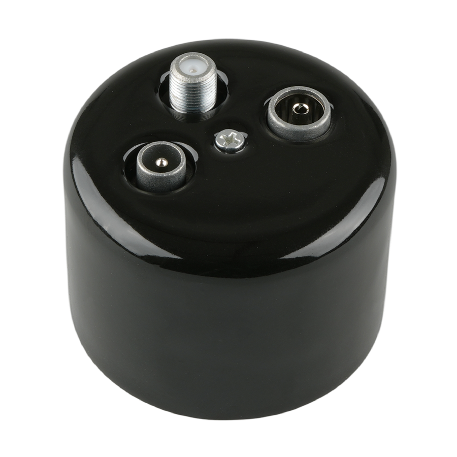 Porcelain EU Standard Surface Mounted TV/SAT Socket for Home