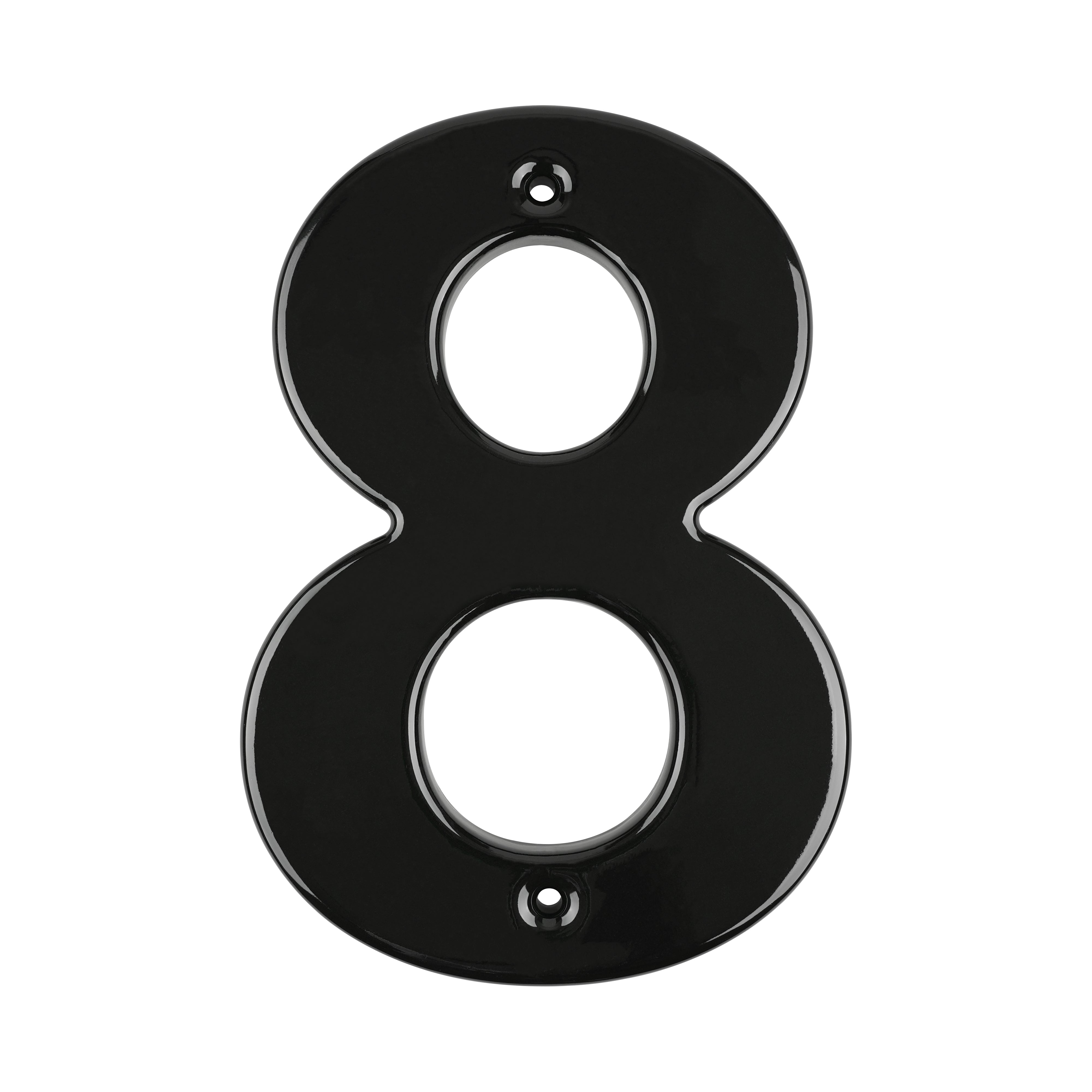 Elegant Ceramic House Number Plaque for European Homes