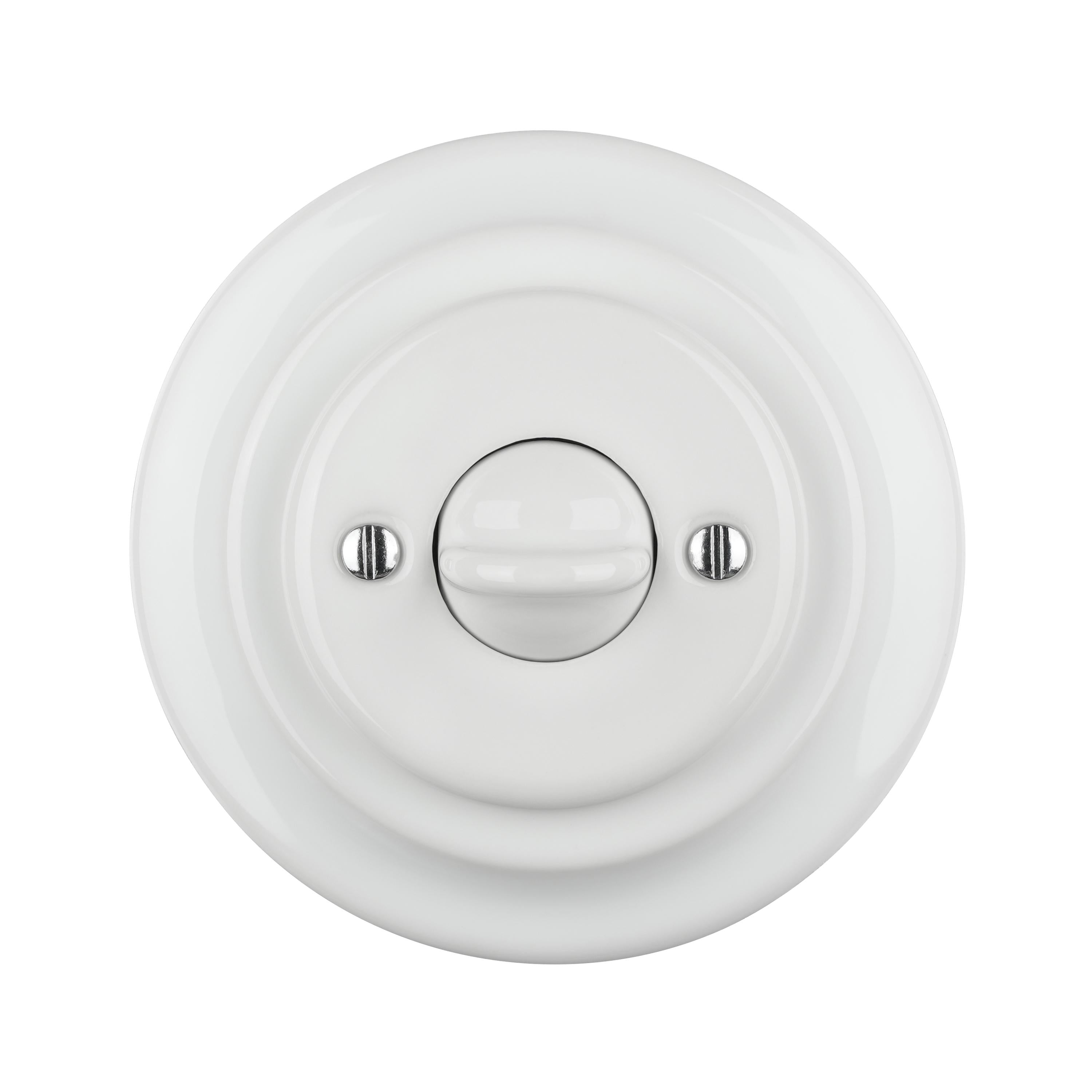 New Series 1 Gang Flush Mounted Round Toggle Wall Switch