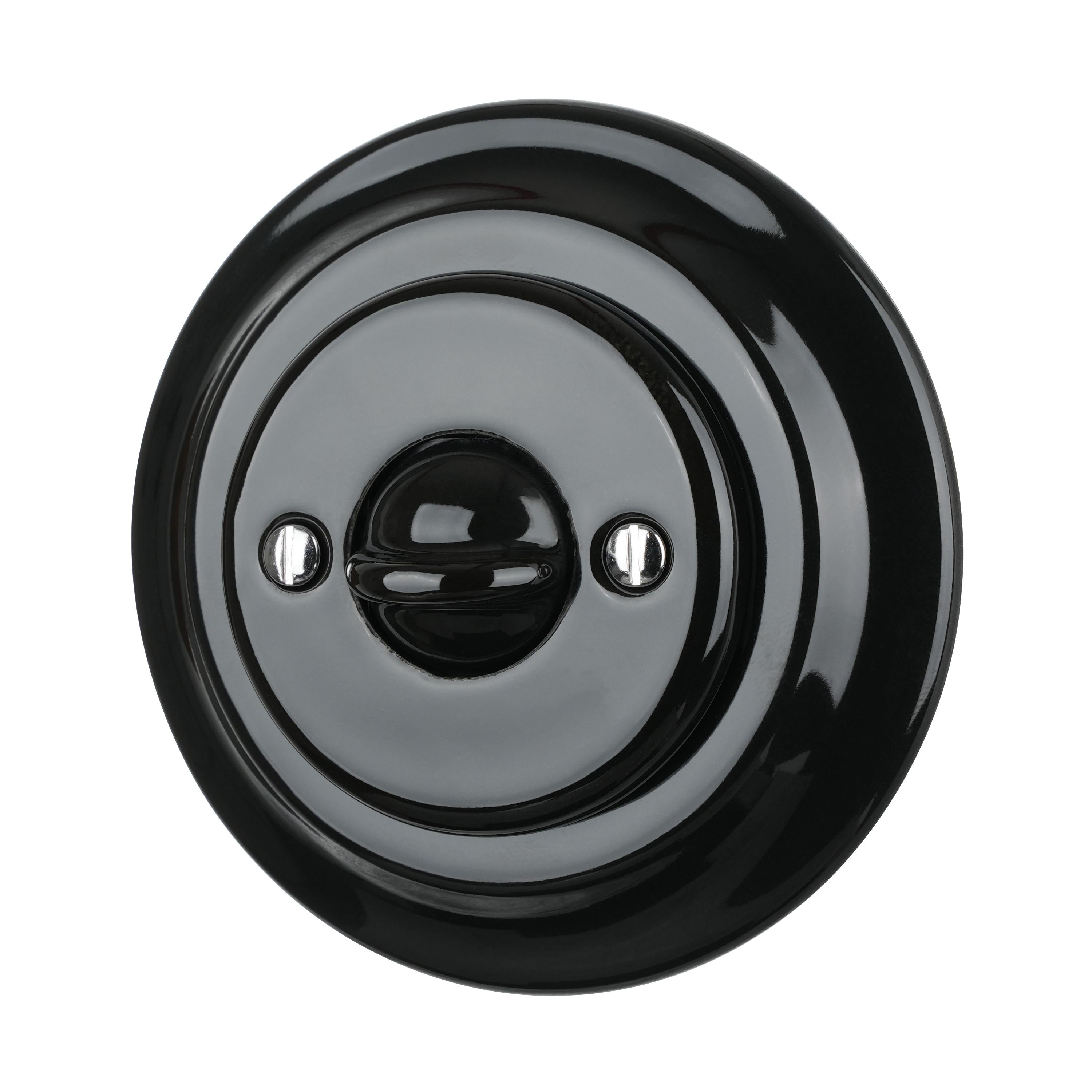 New Series 1 Gang Flush Mounted Round Toggle Wall Switch