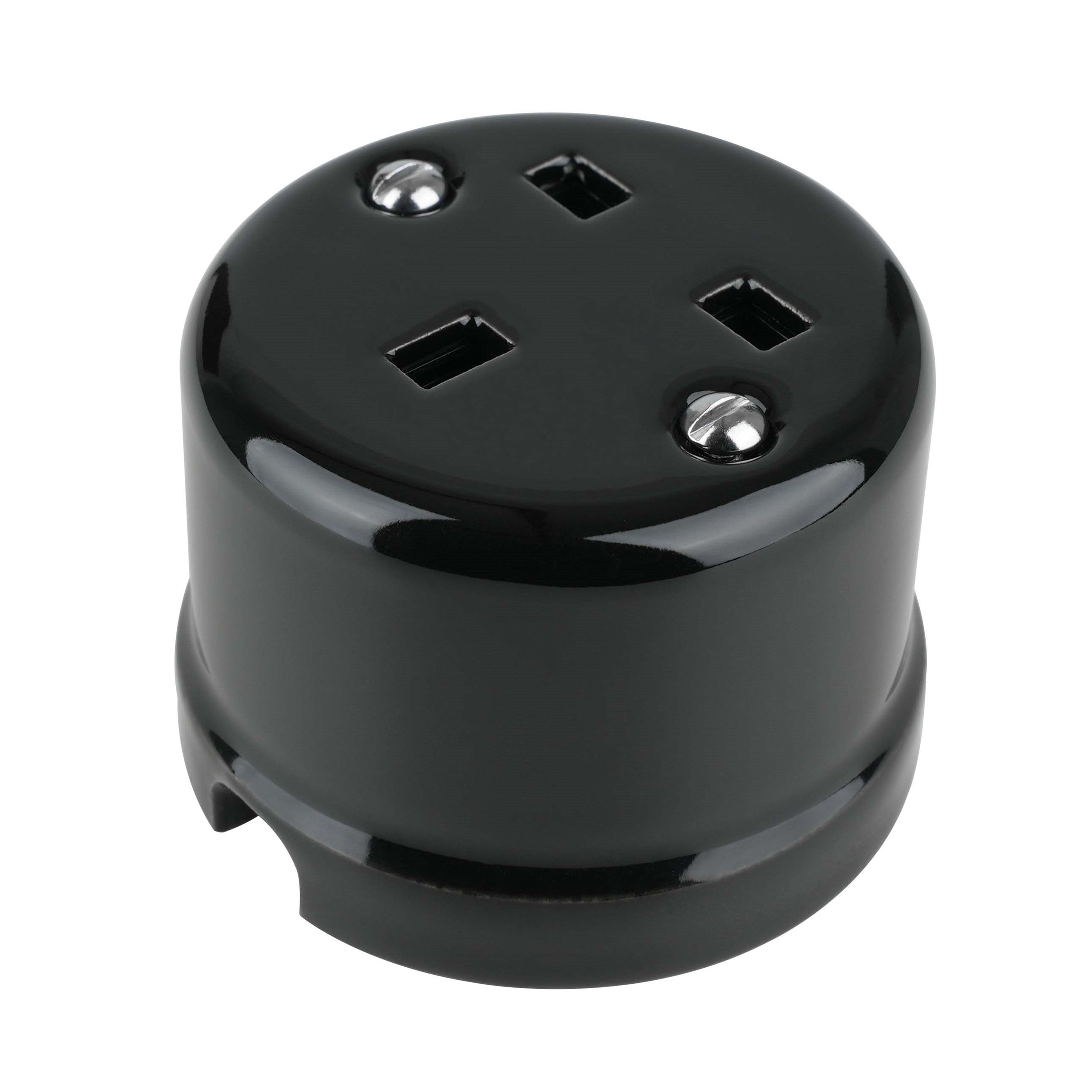 UK Standard Wall-mounting Ceramic Electric Home Wall Socket