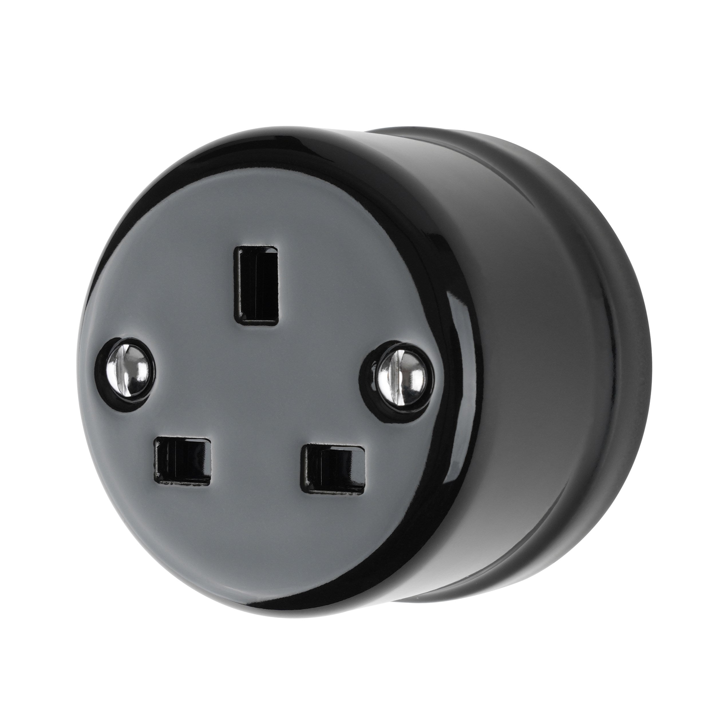 UK Standard Wall-mounting Ceramic Electric Home Wall Socket