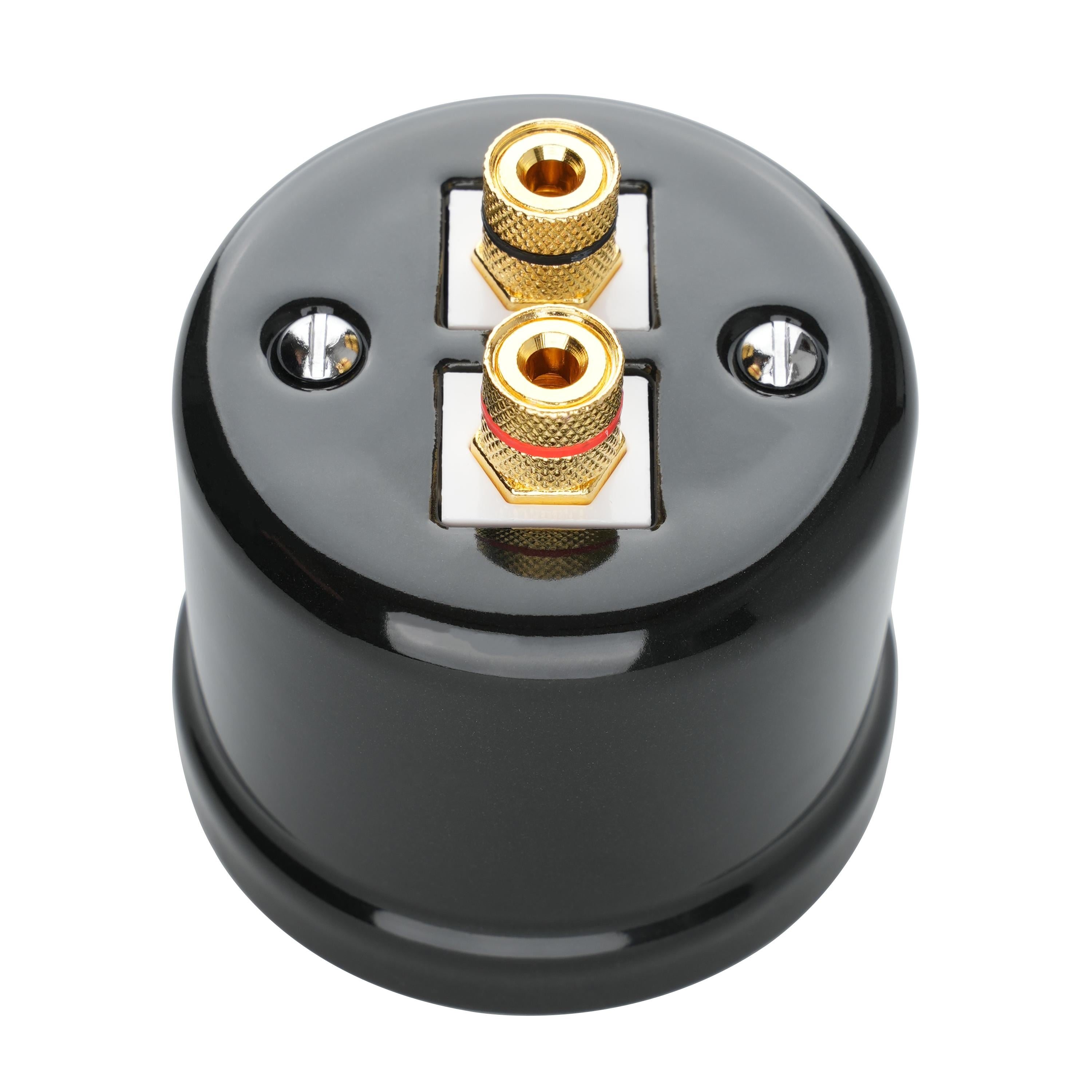 Premium Ceramic Surface Mounted Audio Jack for Home Decoration