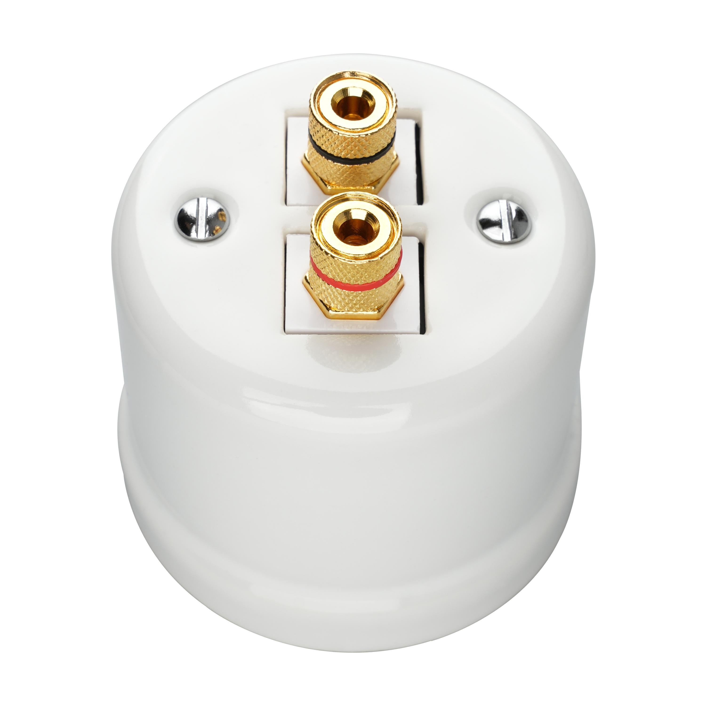 Premium Ceramic Surface Mounted Audio Jack for Home Decoration