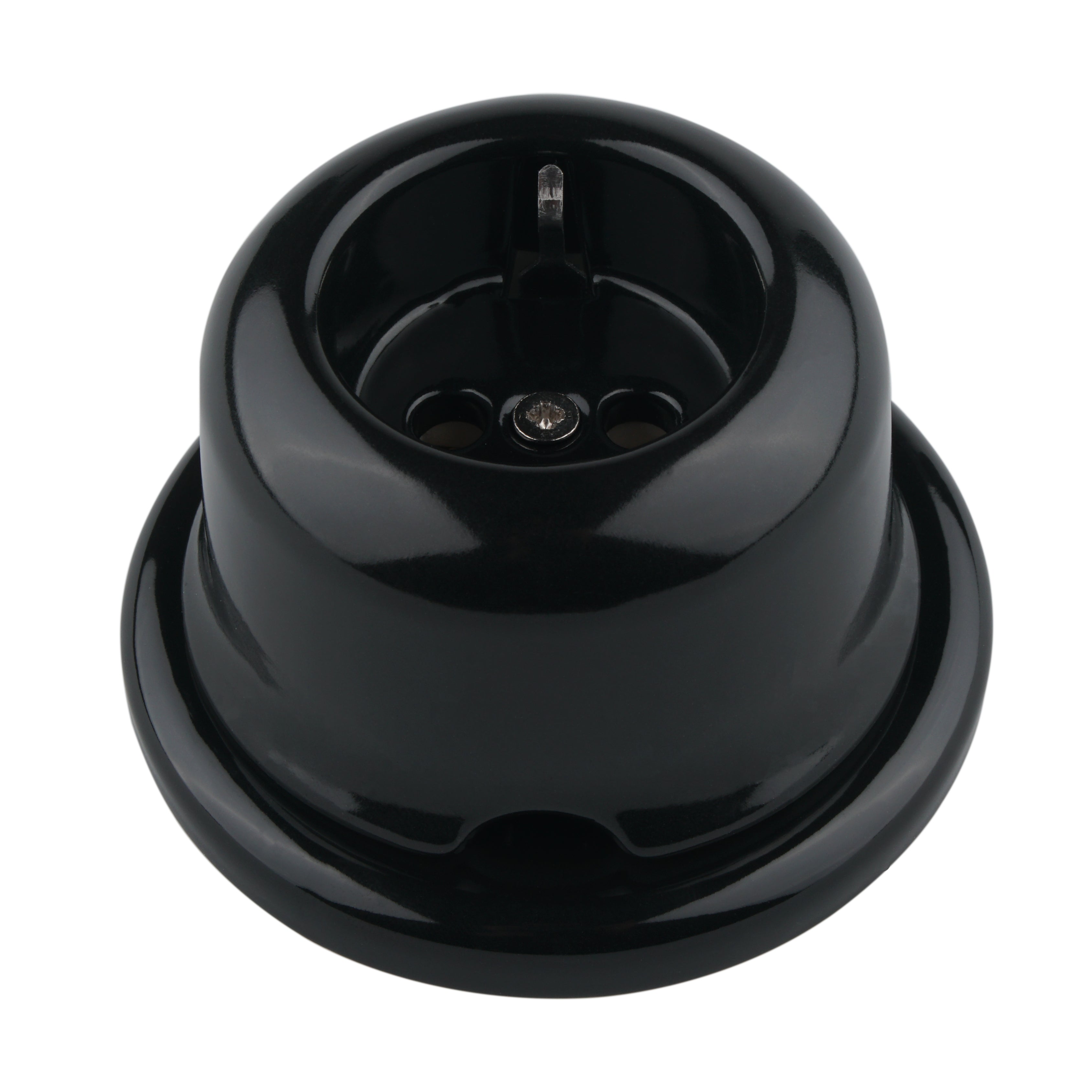 Vintage Surface Mounted D73MM Porcelain German Schuko Wall Socket