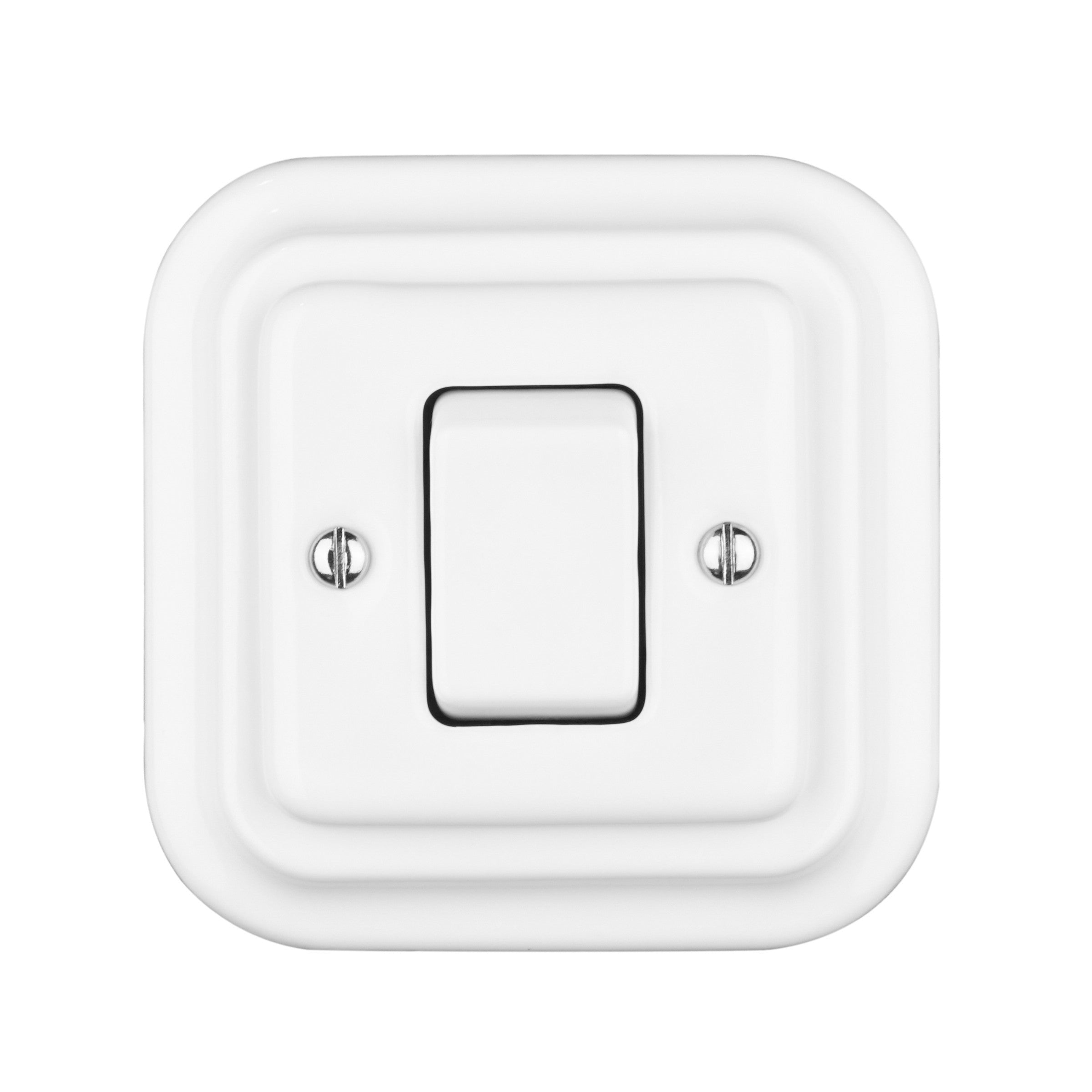 New Series Flush Mounted Ceramic Square Button Wall Switches