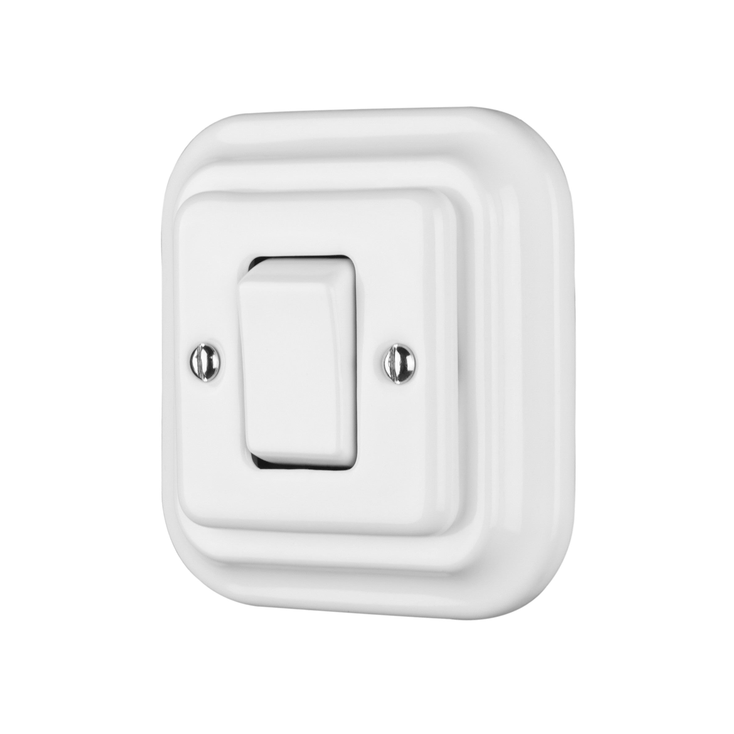 New Series Flush Mounted Ceramic Square Button Wall Switches