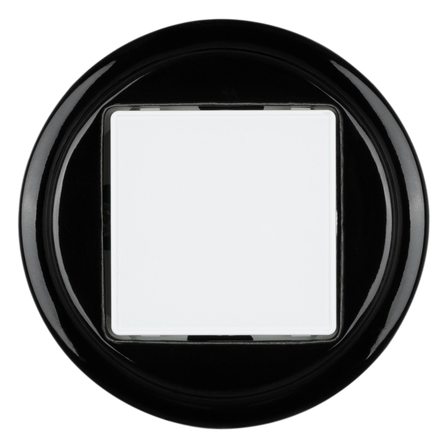 Round Ceramic Single Frame for Thermostat Switch