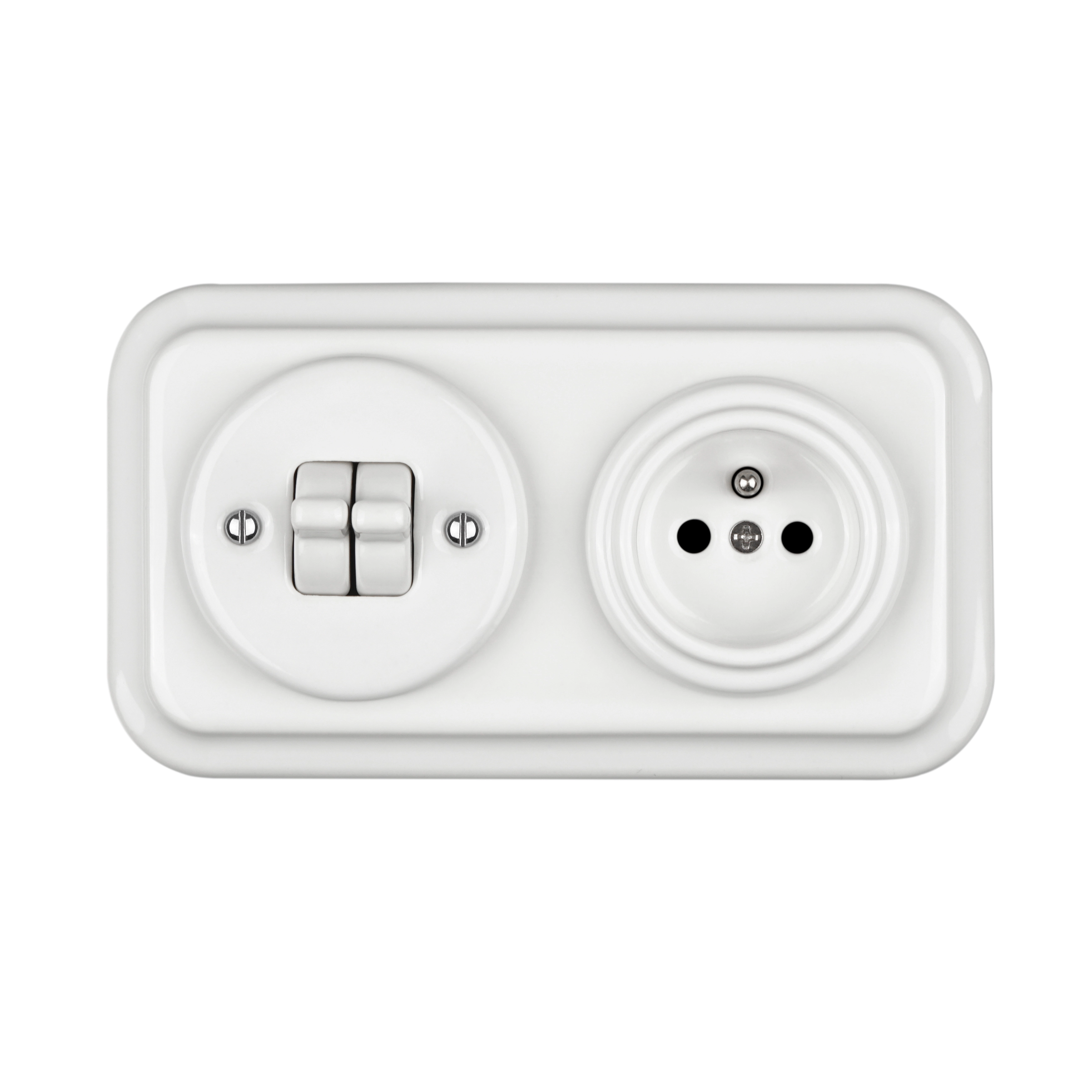 Innovative Household Square Ceramic Toggle Electric Switch for Ceilings