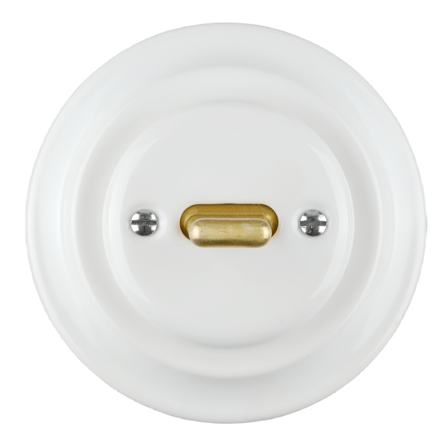 2024 New Porcelain Toggle Wall Switches with Metal Knob