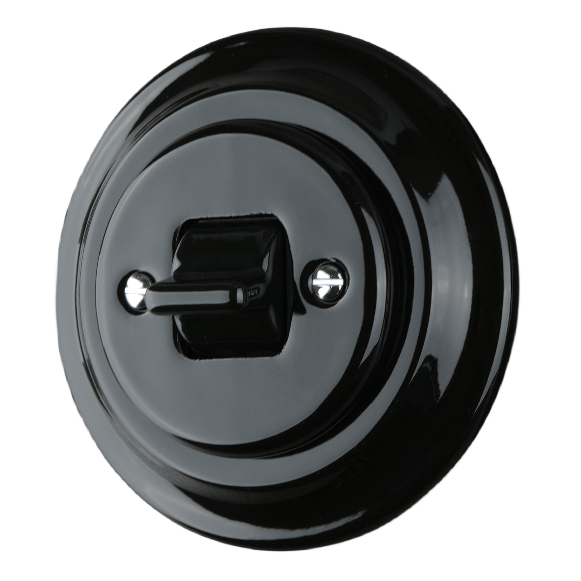 Retro 1 Gang 2 Pole Flush-mounted Toggle Switch