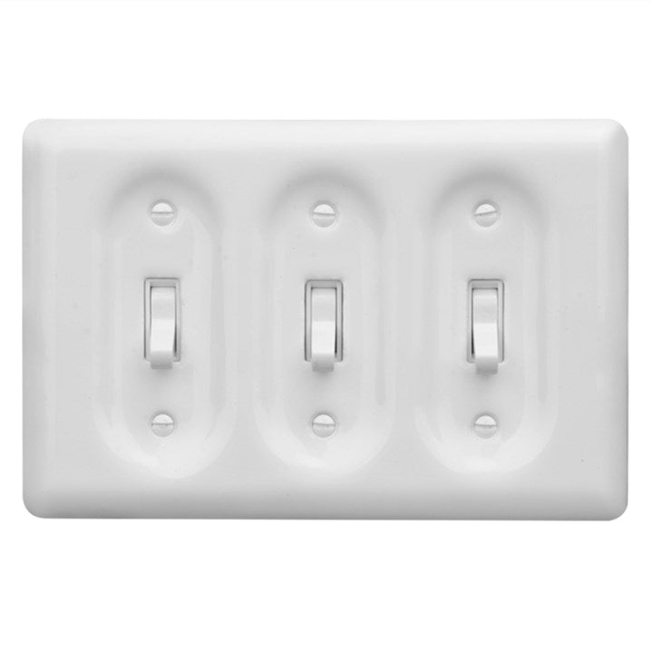 Porcelain Panel Toggle Wall Switches for Home