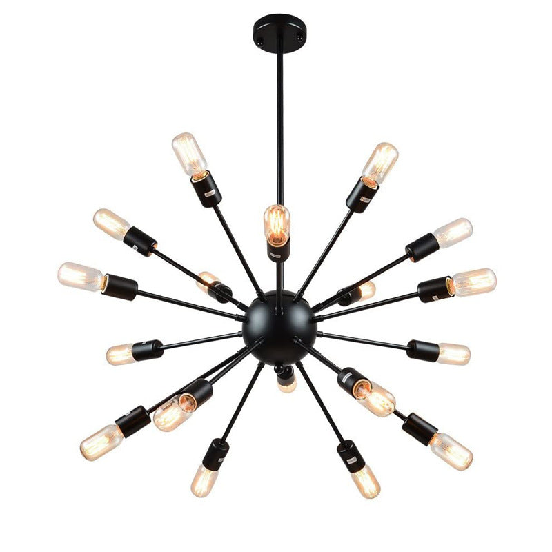 Rustic Vintage Living Room Dining Room Ambiance Chandelier Satellite Lighting Branch