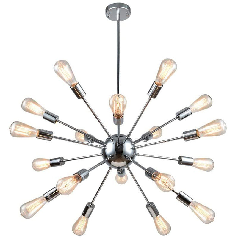 Rustic Vintage Living Room Dining Room Ambiance Chandelier Satellite Lighting Branch